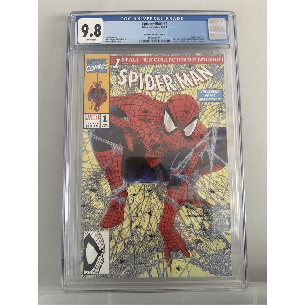 Spider-Man 1 2022 Mike Mayhew CGC 9.8 McFarlane Homage Variant